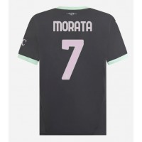 Camisa de time de futebol AC Milan Alvaro Morata #7 Replicas 3º Equipamento 2024-25 Manga Curta